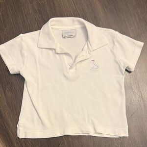 James & Lottie Cream Polo Shirt for Kids – Short Sleeve